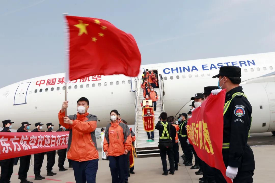凱旋！西安國際醫(yī)學中心醫(yī)院支援湖北醫(yī)療隊回家