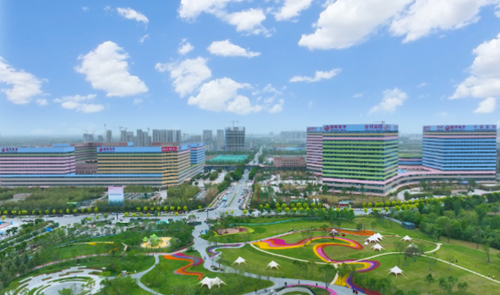 “高空”視角看“西安國際醫(yī)學中心醫(yī)院”！