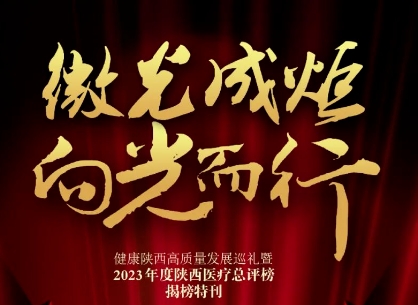 “2023年度陜西醫(yī)療總評(píng)榜”揭曉，我院喜獲多個(gè)獎(jiǎng)項(xiàng)