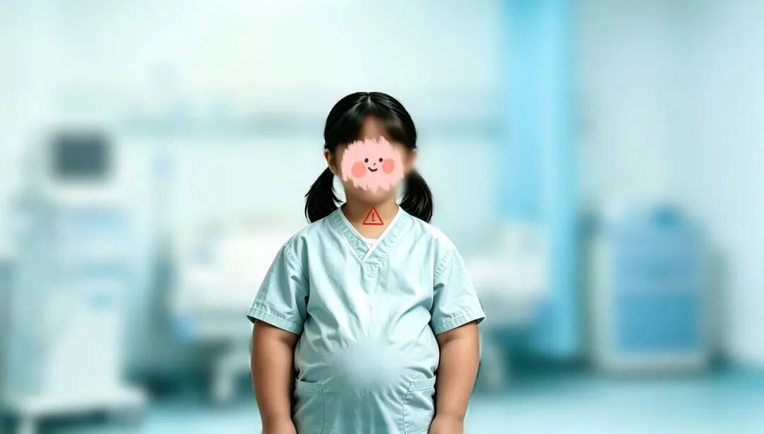 8歲女孩挺“6月孕肚”，病根竟在脖子上！全球僅100例